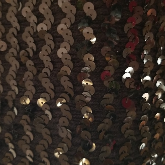 Strapless sequined top - Picture 5 of 7